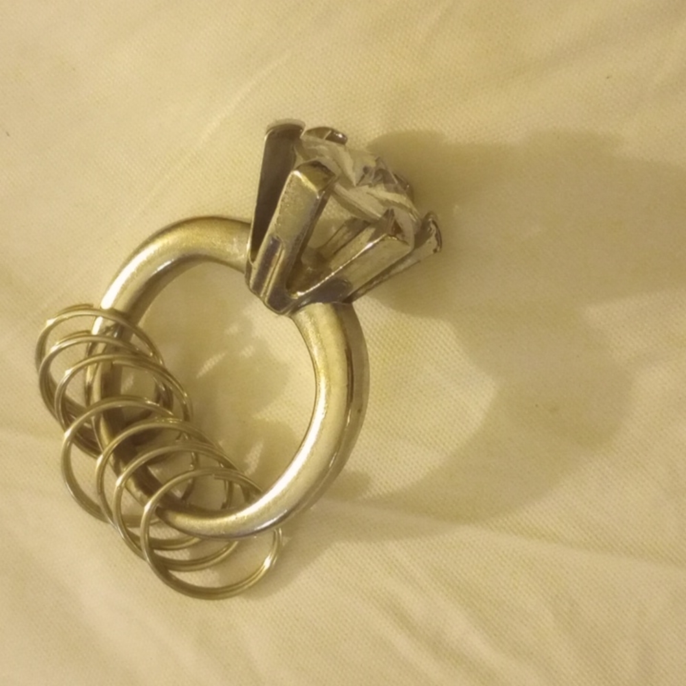 Diamond Keychain Ring - Picture 2 of 5